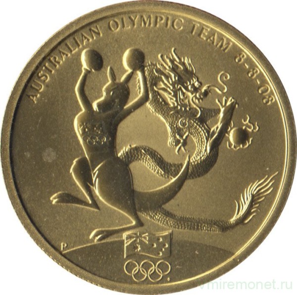 Австралия, 1 доллар 2012 год - Олимпийские игры, кенгуру