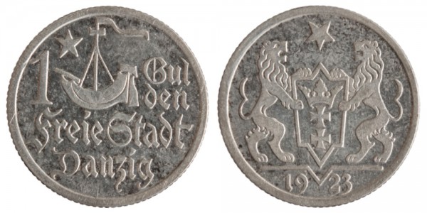 Данциг, 1 гульден 1923 год