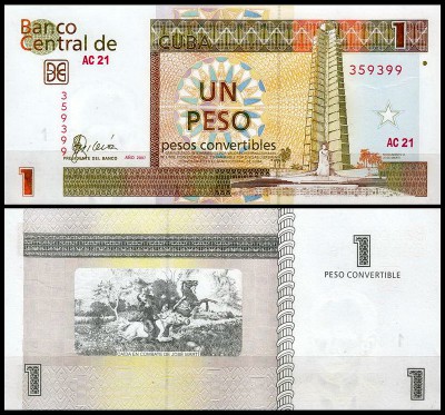 Куба 1 песо 2007 (UNC Pick FX46)