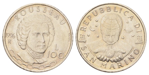 Сан Марино, 100 лир 1996 год