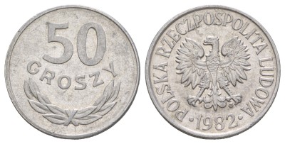 Польша 50 грошей 1982 год