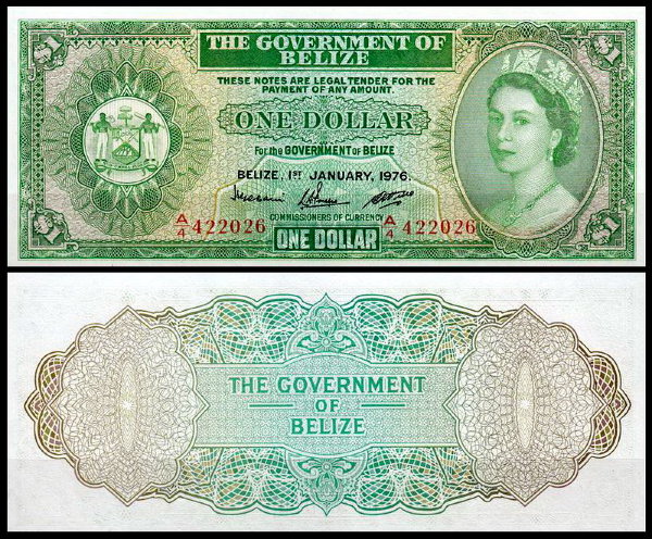 Белиз 1 доллар 1976 (UNC Pick 33c)