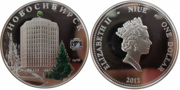 Ниуэ 1 доллар 2012 год Новосибирск