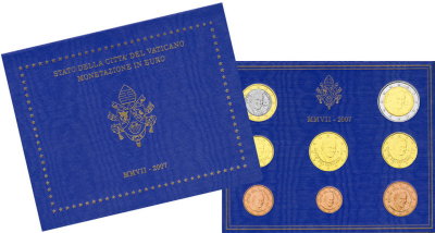 Ватикан, Набор монет 2007 года (буклет)