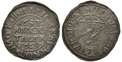 Силезия 1/16 талера (16 штюберов) 1629 Богислав XIV (1620-1637)