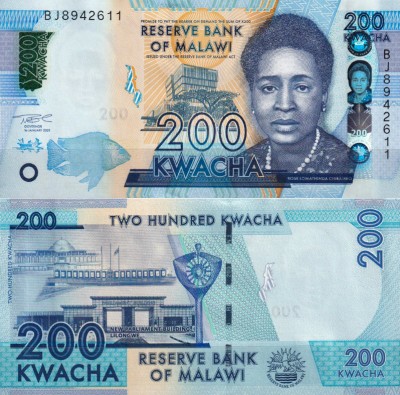 Малави 200 квача 2021 (UNC Pick 65A)