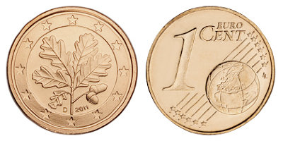 Германия, 1 цент 2015-D (UNC, медь)