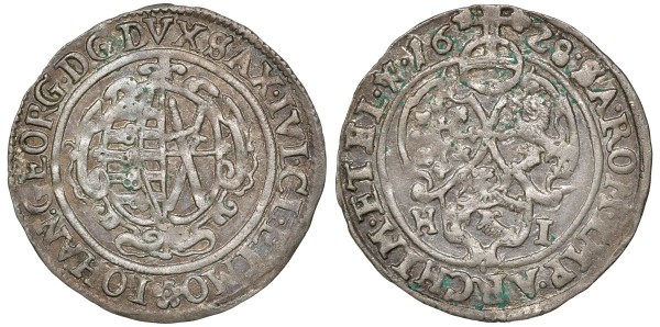 Саксония 1/24 талера 1628