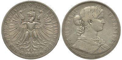 Франкфурт 1 талер 1865