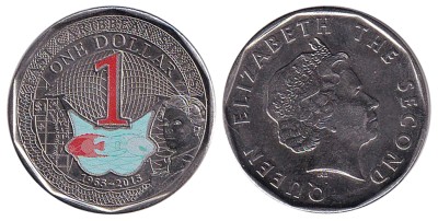 Восточные Карибы 1 доллар 2015 - 50 лет Восточно-Карибской валюте
