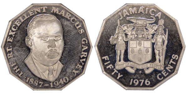 Ямайка, 50 центов 1976 год