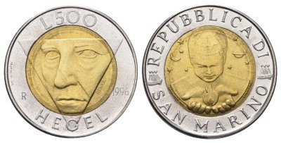 Сан Марино, 500 лир 1996 год