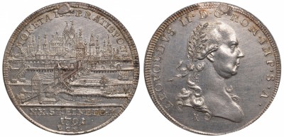 Регенсбург, 1/2 талера 1791 год