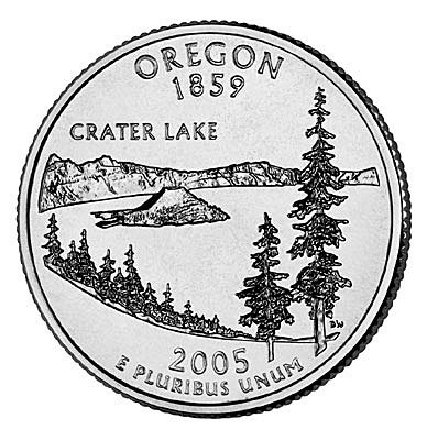 США, 25 центов 2005 год, Oregon
