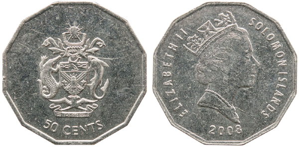 Соломоновы острова, 50 центов 2008 год