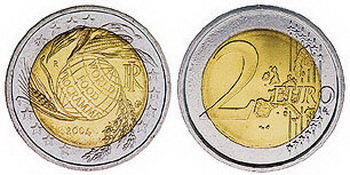 Италия, 2 евро 2004 год, Всемирная продовольственная программа