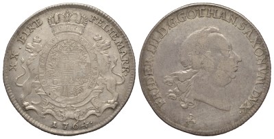 Саксен-Гота-Альтенбург 2/3 талера 1764