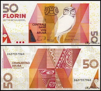Аруба 50 флорин 2003 (UNC Pick 18a)