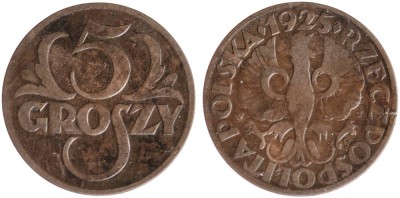 Польша, 5 грошей 1925 год
