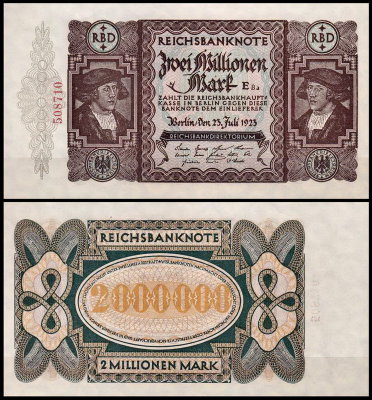 Германия 2.000.000 марок 1923 UNC P.89