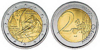 Италия, 2 евро 2006 год, XX Олимпийские игры в Турине