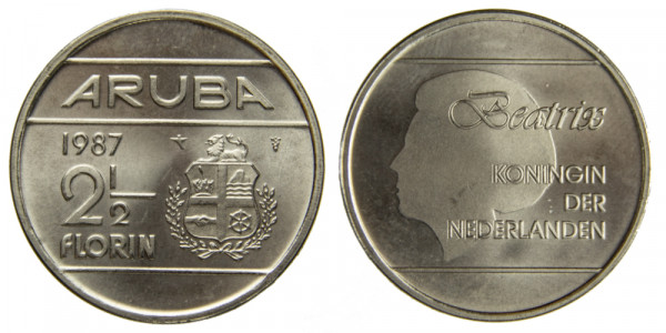 Аруба, 2/5 флорина 1987 год