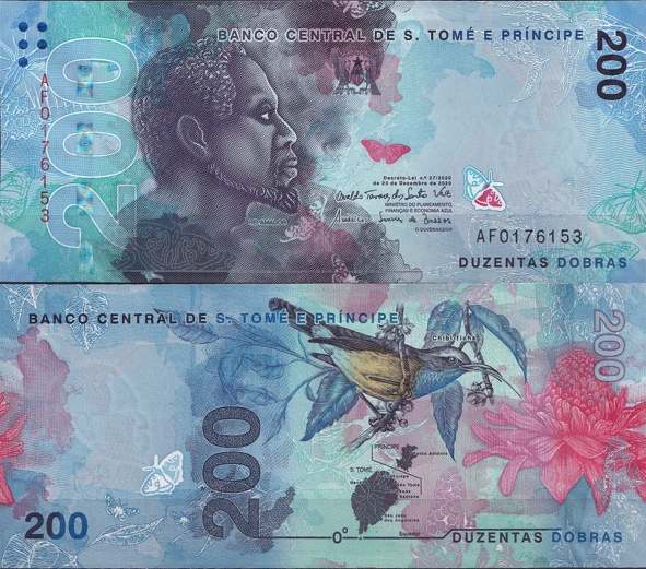 Сан-Томе и Принсипи 200 добра 2020 (UNC Pick 78)