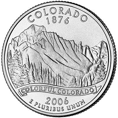 США, 25 центов 2006 год, Colorado