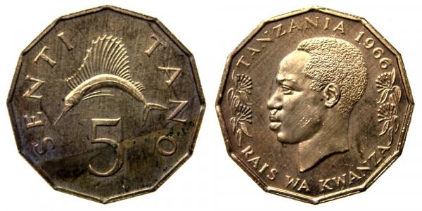 Танзания, 5 сенти 1966 год