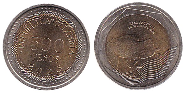 Колумбия 500 песо 2023
