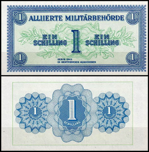 Австрия 1 шиллинг 1944 (UNC Pick 103a)