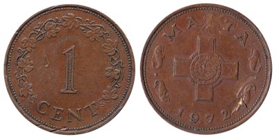 Мальта, 1 цент 1972 год